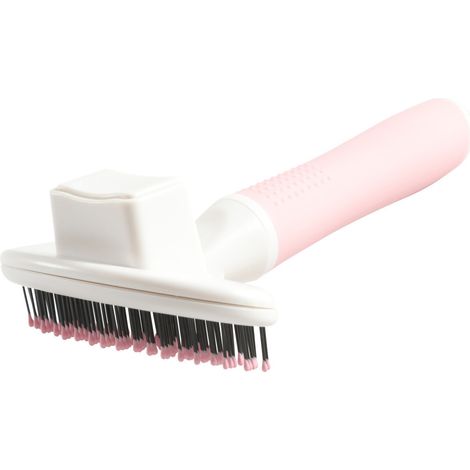 Brosse SLICKER doux rétractable taille S pour chat - zolux