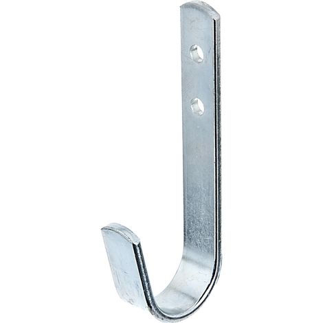 Wandhaken einfach Ausladung 30 mm Stahl verzinkt Höhe 90 mm (1/4)