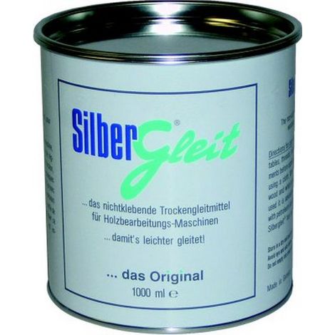 Lubrifiant à sec 1000 ml – Film invisible et sec – Résistant à l'abrasion et à l'eau – Pour usinage bois sans traces – Silbergleit