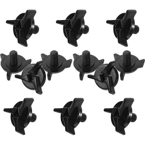 Lot de 12 vis de rechange pour casque de moto, clips de réparation de visière, accessoires de remplacement pour casque de moto (1/5)