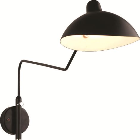 Schwarz Design Wandleuchte - Levana