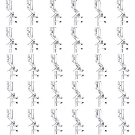 Clips para cortinas,Clips para persianas,Clips de plástico transparente para cenefas de persianas horizontales,1,86 pulgadas (1/5)