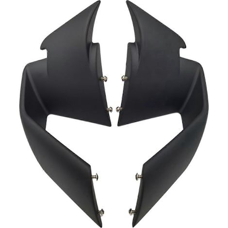 Ailerons latéraux aérodynamiques pour moto BMW - Noir mat (1/5)