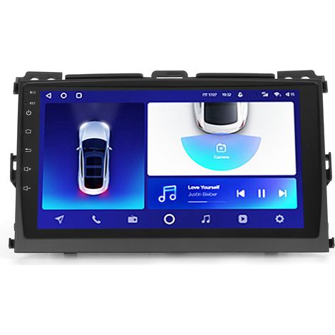 Autoradio GPS Android 10.1 avec écran tactile 1024x600, 1Go RAM + 16Go ROM, compatible Toyota Land Cruiser Prado 120 (2004-2009), kit multimédia voiture (1/5)