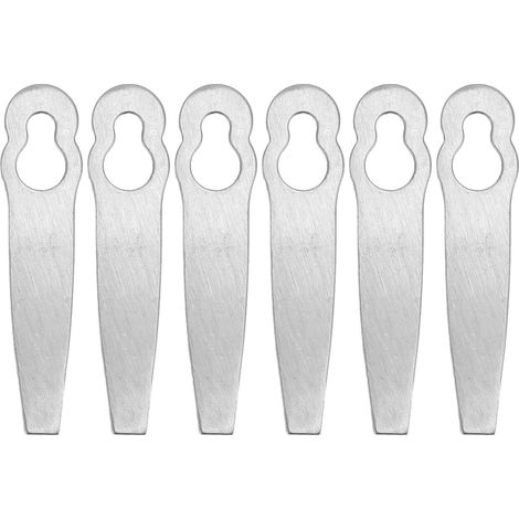 Set mit 6 universellen Ersatzmessern für Rasenmäher, Gartengeräte und Außengeräte (L) (1/5)