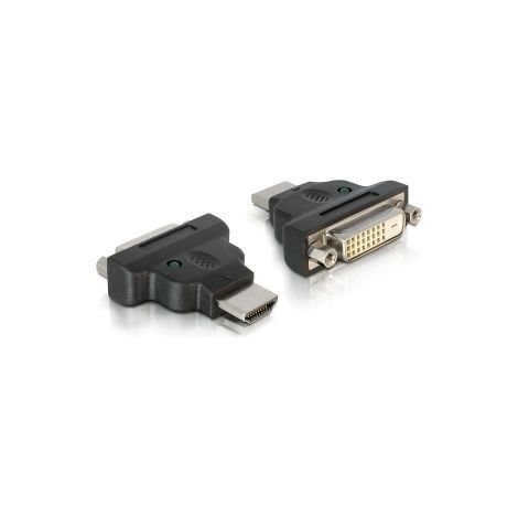 DeLOCK Adapter HDMI / DVI HDMI M DVI 25-pin FM Negro