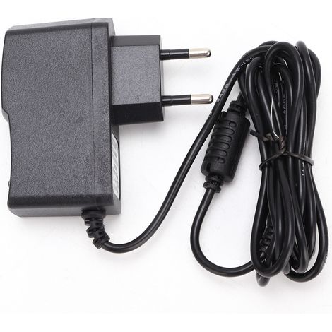 Adaptateur Secteur 9V Noir pour Effets Multiples - Longueur de Câble 190cm - Entrée AC 100-240V EU (1/5)