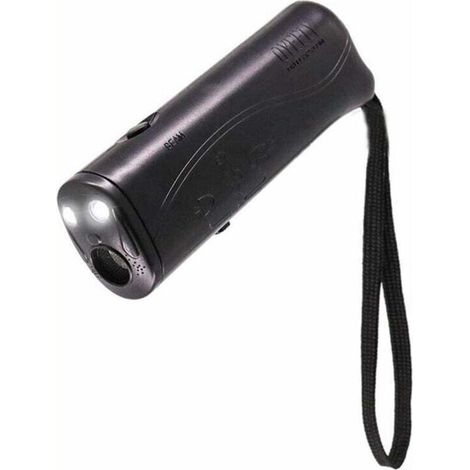 Appareil de dressage et répulsif pour chien à ultrasons à LED Anti-aboiement Dispositif de dressage portable pour chien (Noir) (1/5)