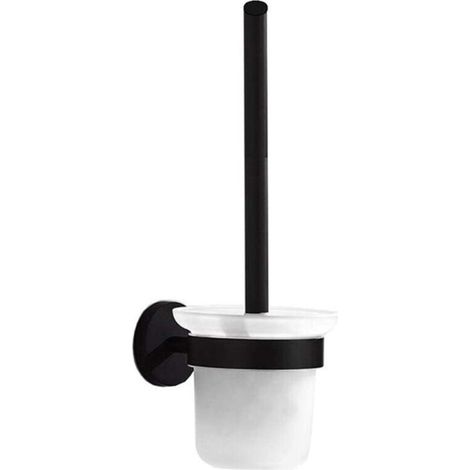 Ensemble de brosses de toilette sans brosse de nettoyage d'espace mort. brosse de toilette en verre (1/5)