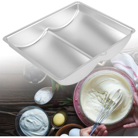 Moule à gâteau en forme de livre en alliage d'aluminium antiadhésif - Accessoire de pâtisserie et outil de décoration DIY (1/5)