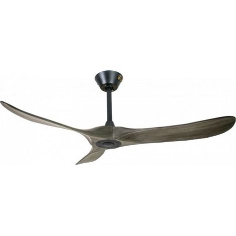 Ouray de Klassfan - Ventilateur de plafond et destratificateur moteur DC basalte pales bois gris 25 à 40 m² OurayDC1P7Gr132 (1/5)