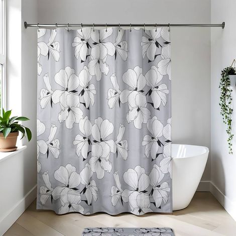 Tenda doccia peva 180x180 cm - ecrin gris - Tendance (1/2)