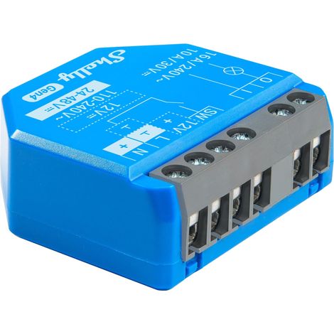 SHELLY Relais 1 Gen4, 16 A, WLAN, Bluetooth, blau (1/5)