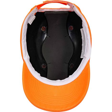 Gorra antigolpes de diseño clásico, estilo beisbol Bump PW59 Naranja (1/2)