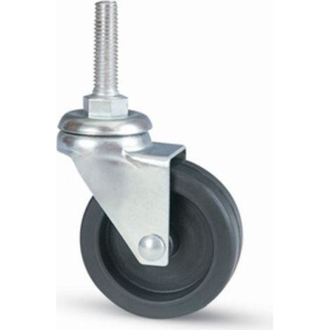 BL RUOTA GOMMA 220/B D.40 C/PERNO 2 PZ
