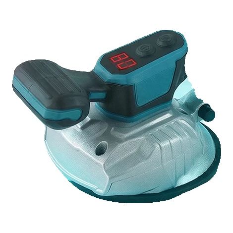 Nivelador vibratorio para baldosas, diámetro de ventosa de 13 cm (5,1 pulgadas), 8 ajustes de velocidad de vibración, frecuencia máxima de 20 000 RPM, carga máxima de 50 kg (110 lbs), rango de tamaño