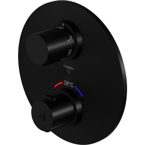Steinberg Serie 100 Fertigmontageset für Unterputzthermostat mit 3-Wege-Umsteller (1/5)