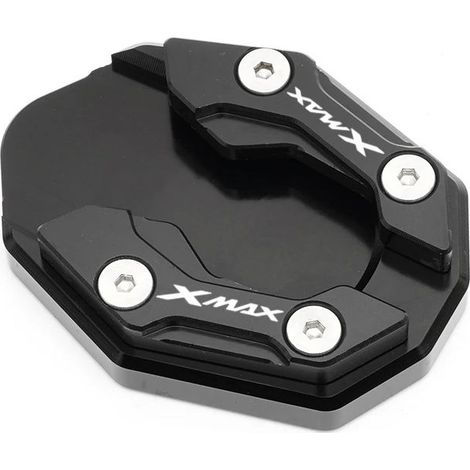 (Noir) Compatible avec Yamaha XAMX300 XMAX 300 X-MAX 350 2015-2021 2020 2019 Béquille latérale CNC pour moto, rehausseur de pied maxpower (1/4)