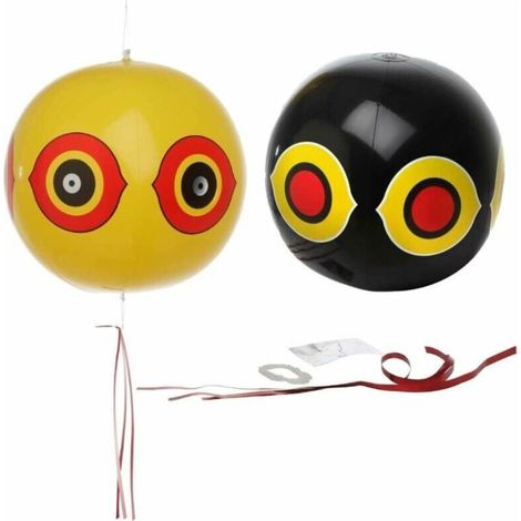 Ballon Anti-oiseaux - Diamètre 40 Cm - Pour Jardin Terrasse Verger - Lot De 2 (1/5)