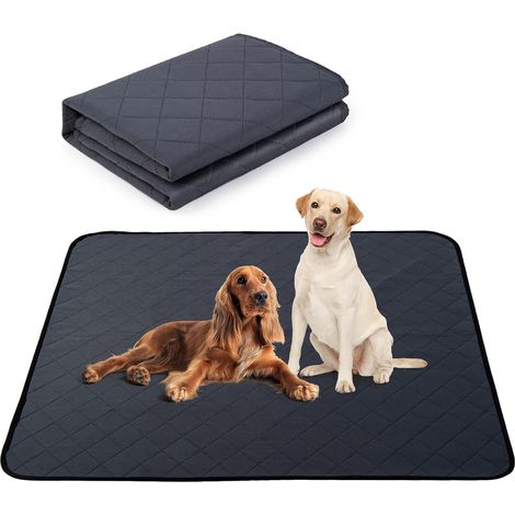 Grand Tapis d'entraînement pour Chiot (150 x 150 cm) - Lavable en Machine - Super Absorbant - 150 x 150 cm (1/5)