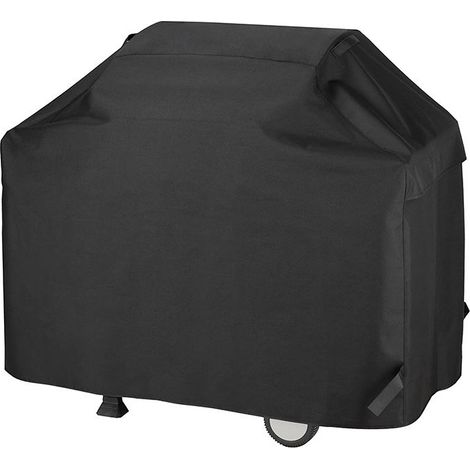 Housse de barbecue et plancha，Housse de Barbecue résistante en tissu 420D Oxford imperméable et Coupe-Vent Résistant à la décoloration-80x66x100cm (1/5)