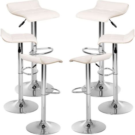 Packs Taburetes Cocina - Pack 6 Taburetes Bravio - Blanco (1/4)