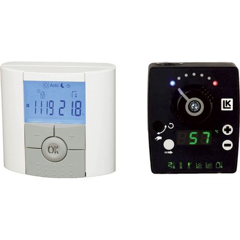 Thermador – Kit de régulation pour vannes mélangeuses – Transmission radio – Sonde d'ambiance incluse – Câble 15m – Installation automatique - RA130 (1/2)