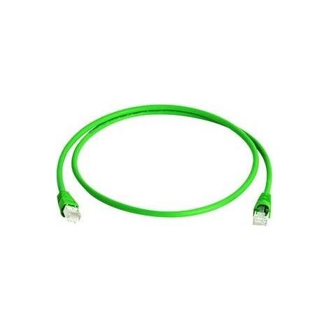 Patchkabel Cat.6A MP8 FS 500 LSZH - 0,5 m, grün (1/4)
