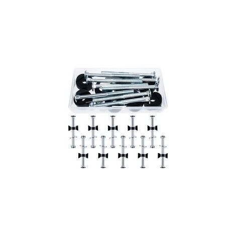 Lot de 10 Accessoires pour Trampoline pour Piquets de Trampolines Entretoises de Trampoline vis pour Fixation du Trampoline (1/5)