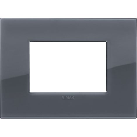 VIMAR - 19653.61 Placca Classic 3M Reflex grigio fume