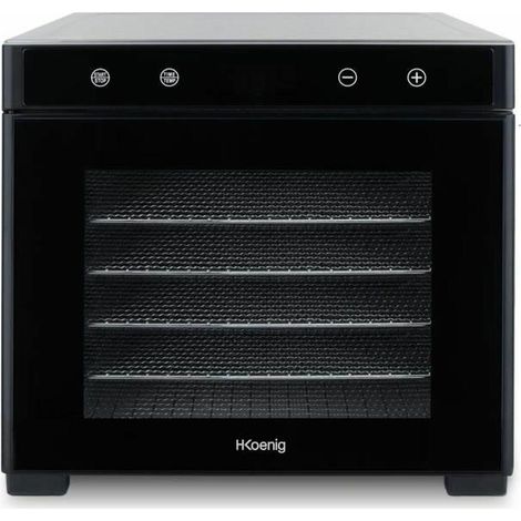 H.Koenig DSY900 Lebensmittel-Dörrautomat grau 6 Etagen