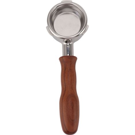 Siebträger 58 mm, 3-armig, bodenlos, Edelstahl, für Barsetto D Kaffeemaschine, Farbe: Rotrosa (1/5)