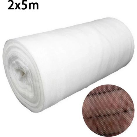 Filet de protection anti-insectes (2 x 5 m) pour jardin, plantes, légumes, fruits et fleurs, serre, protection contre les insectes et les oiseaux (1/4)