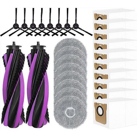 Zubehör, das mit dem Staubsauger JONR P20 PRO kompatibel ist: Hauptbürste, Staubbeutel, Ersatztuch, Verbrauchsmaterialien.