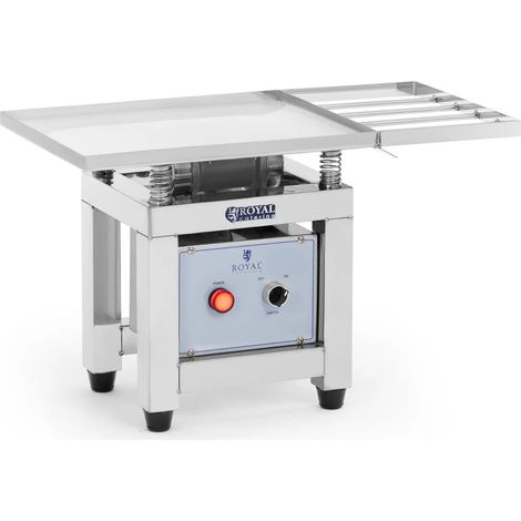 Tavolo vibrante per cioccolato acciaio inox 45 watt acciaio inox argentato 140010059