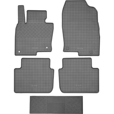 RIGUM 904215 Fußmatten + 900101 Abdeckung - Mazda CX-5 II SUV ab 2017, VLV Front - EINBAU