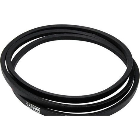 Courroie d'entraînement compatible avec tracteurs John Deere modèles D110, D120, D125, D130 et D140 – pièce de rechange pour transmission de tondeuse à gazon (1/5)