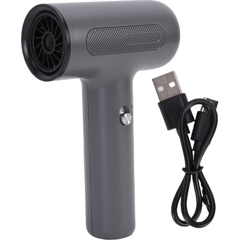 Séchoir à peinture rechargeable 500 W, moteur sans balais, portable, sans fil, souffleur d'air pour aquarelle, pour étudiants en art, matériel de loisirs créatifs, gris. (1/5)