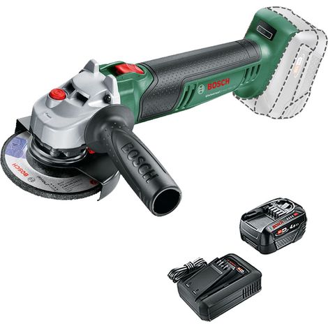 Bosch 06033E5000 UniversalGrind 18v Angle Grinder 115mm + 4AH Battery Kit
