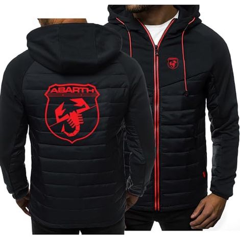 HARLSO VESTE À CAPUCHE ZIPPÉE POUR HOMME POUR ABA-RTH - SWEAT-SHIRT EN POLAIRE D'HIVER À MANCHES LONGUES - PULL CHAUD - SURVÊTEM