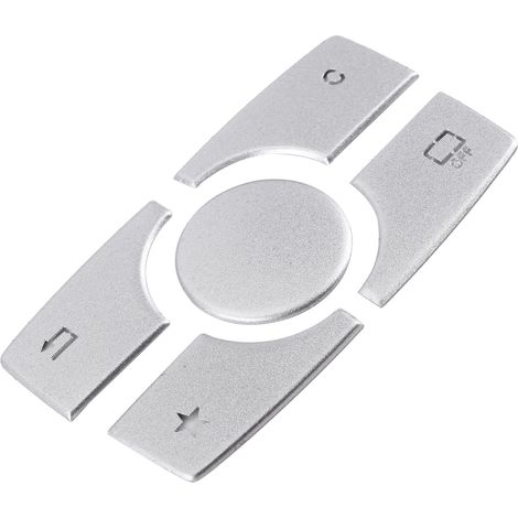 GARRYFIZH Autocollants en alliage d'aluminium pour garniture de bouton multimédia, adaptés à Mercedes Benz ML GL classe 2015 – 2019 (1/5)