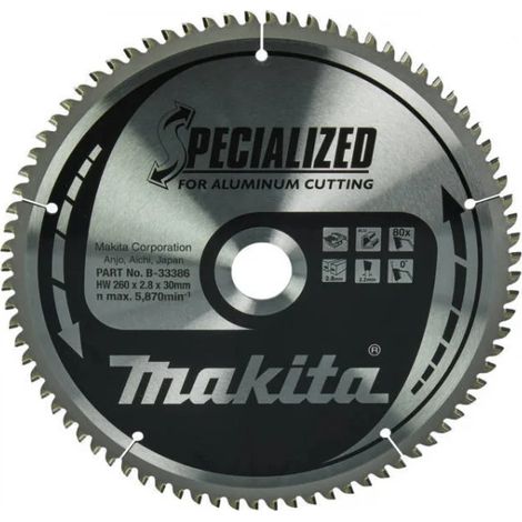 B-33392 Disque scie circulaire, Specialized T.C.T, 300 x 30 mm, 80 D (1/3)