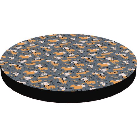 Cama para gatos / Colchón de espuma elástica Ring 55 cm Gris Perros (1/3)