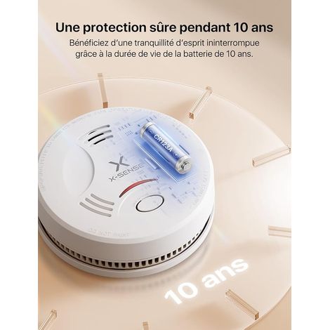 Détecteur de Fumée, Support Magnétique, SD11 (1/3)