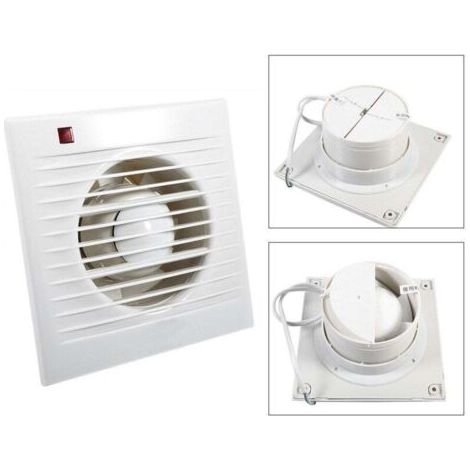 FENOPLASTICA100 mm Ventilateur,Extracteur d'Air,VMC avec Clapet Anti-Retour ,7 W,dB(A) 26,VMC (1/4)