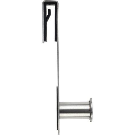 Crochet en acier inoxydable pour salle de bain – Fixation murale – Épaisseur 1,5 cm – Design élégant pour serviettes et accessoires (1/5)