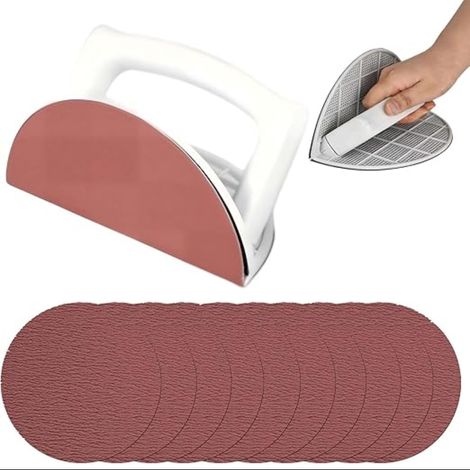 Cale a Poncer Angle Ponceuse Outil de Ponçage Papiers Abrasifs Maille 240 (1/5)