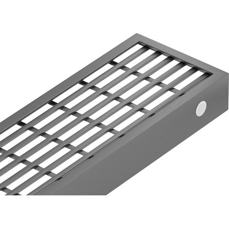 Mexen Flat M33 Abdeckung für Linienentwässerung 90 cm, gebürstetes Gun Gray - 1E33090 (1/5)