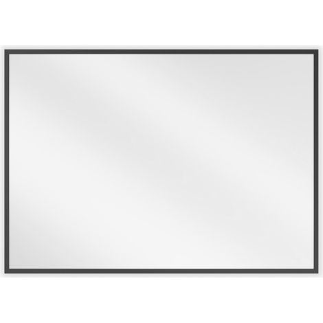 Mexen Loft rechteckiger Badezimmerspiegel 70 x 50 cm, schwarzer Rahmen - 9852-070-050-000-70 (1/5)