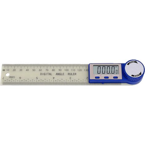 Rapporteur d'angle numérique, outil de mesure d'angle multifonctionnel de 200mm (1/5)